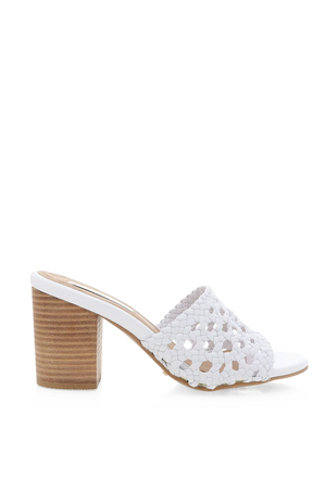 Chi Chi Mules | White