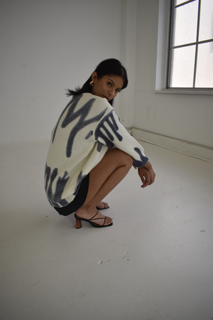Bobbie Oversized Knit | Navy