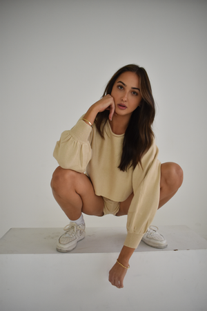 Manhattan Minimalist Knit | Beige