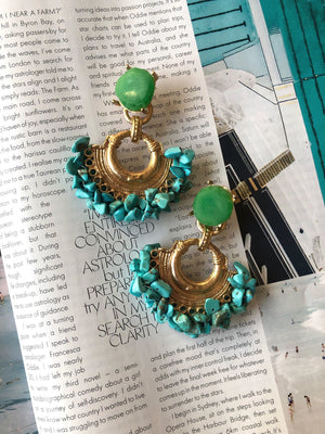 Valerie Earrings | Turquoise
